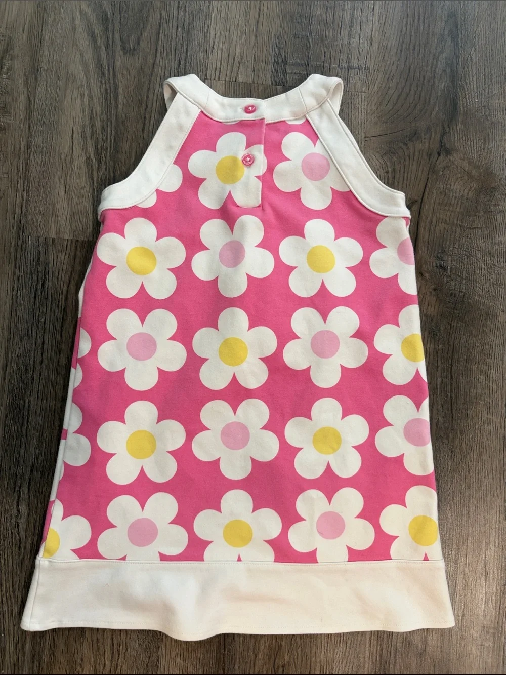 Gymboree Pink White Yellow Floral Tank Dress